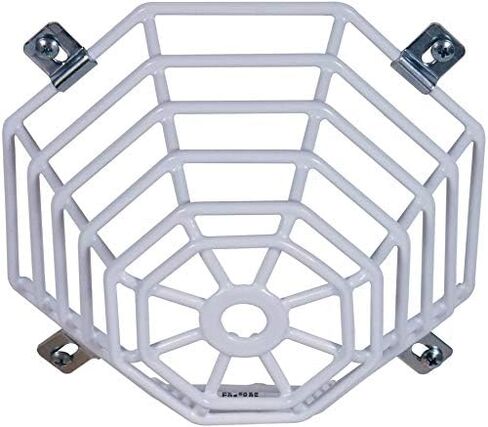 Steel Web Stopper, 9 Gauge Wire Guard Smoke Detector Sheild Cover Protector Corrosion Resistant Polyester Coated Cage, Surface Mount, 4.25inches Depth (10 Pack) in Saudi Arabia