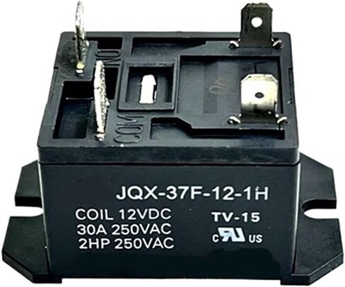 1-5PCS/Lot HF37F JQX-37F-12-1H 30A 12V 4-pin One Group Normally Open Air Conditioning Relay(1pcs-JQX-37F-12-1H) in Saudi Arabia