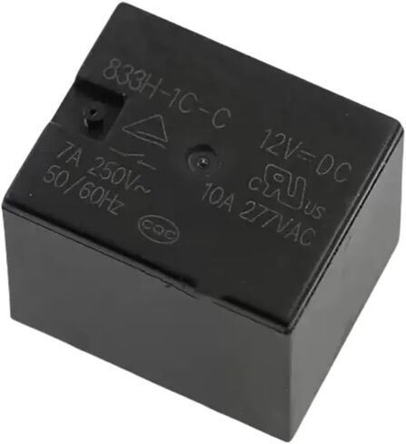 10PCS Send for Free 833H-1C-C 5VDC 9VDC 12VD 24VDC 7A Relay 5PIN 833H-1A-C 5VDC 12VDC 24VDC(833H-1C-C-12VDC) in Saudi Arabia