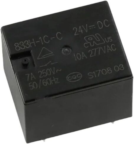 10PCS Send for Free 833H-1C-C 5VDC 9VDC 12VD 24VDC 7A Relay 5PIN 833H-1A-C 5VDC 12VDC 24VDC(833H-1C-C-12VDC) in Saudi Arabia