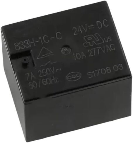 10PCS Send for Free 833H-1C-C 5VDC 9VDC 12VD 24VDC 7A Relay 5PIN 833H-1A-C 5VDC 12VDC 24VDC(833H-1C-C-12VDC) in Saudi Arabia