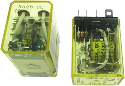 RELAY RH2B-UL-DC12V RH2B-UL DC12V 12VDC 12V 10A 240VAC 8PIN (2pcs) in Saudi Arabia