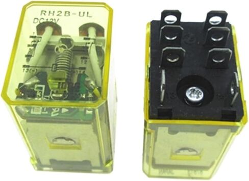 RELAY RH2B-UL-DC12V RH2B-UL DC12V 12VDC 12V 10A 240VAC 8PIN (2pcs) in Saudi Arabia