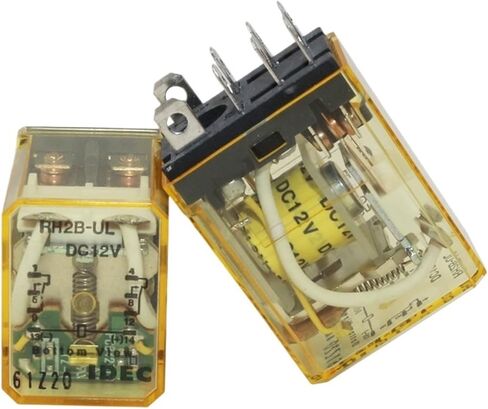 RELAY RH2B-UL-DC12V RH2B-UL DC12V 12VDC 12V 10A 240VAC 8PIN (2pcs) in Saudi Arabia