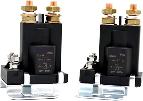 Dual Battery Start Relay 4 Pin Large Current 500A 12V 24VDC Car Power Switch Starting Relay Auto Start Contactor Heavy Current(500A-12V) in Saudi Arabia