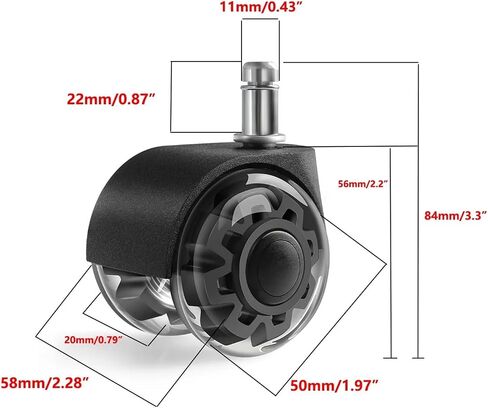 5pcs 2 بوصة 11mm Wheel Well in Saudi Arabia