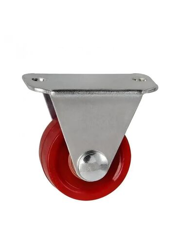 4pcs 1 بوصة PU Directional Caster Light Jujube Red Roller Heal Head Wear-Endistant Wheel in Saudi Arabia