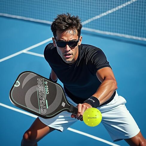 مجموعة Cyclotron Pickleball Paddles مجموعة من 2 ، سطح الألياف الزجاجية خفيفة الوزن ، مثالية لهدية المبتدئين (مجاذيات ، 4 كرات ، حقيبة رياضية واحدة) in Saudi Arabia