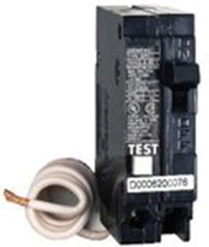 GE THQL1120GFT Plug-In Mount Type THQL Feeder Self-Test Ground Fault Circuit Breaker 1-Pole 20 Amp 120 Volt AC in Saudi Arabia