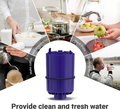 Faucet Water Filter Replacement Compatible with PUR PLUS Faucet Filtration Systems, fit for RF-9999,RF3375,FM-2500V, FM-3700, PFM400H, PFM450S, PFM150W, PFM350V, FM2500V,FM-3700, 6 Pack,By YPMQY in Saudi Arabia