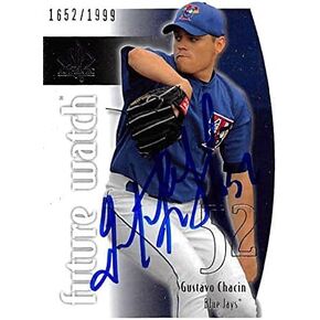 Sports Memorabilia Autograph Warehouse 343827 Gustavo Chacin Autographed Baseball Card - Toronto Blue Jays, FT 2002 Upper Deck Future Watch No. 94 in Saudi Arabia