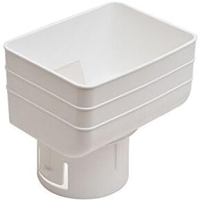 ماسورة هبوط عالمية لتصريف محول بلاط أنبوب (أبيض ، 3x4x3) in Kuwait