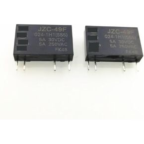 24V Relay JZC-49F-024-1H1 HF49FD JZC-49F 024-1H1 HF49F-024-1H1 HF49F 024-1H1 24VDC 24V DC24V 4PIN(50PCS) in Saudi Arabia