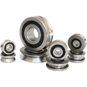 1PCS Rail Roller Bearing LFR50/8-6 Inner Diameter 8mm Outer Diameter 24mm Height 11mm U Groove Diameter 6mm 8 * 24 * 11 in Saudi Arabia