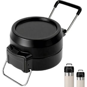 Lid Replacement for Stanley Quick Flip GO, Cover Cap for Stanley 24oz/36oz, BPA-Free Push Button, Leakproof Lid with Carry Loop for Travel/Sports, No Spill Reuse Top for StanleyAccessories,DarkGray in Saudi Arabia
