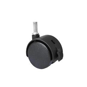 1Pcs 1.5 Inch Nylon Wheel Frame Universal Brake Electric Caster Circlip Plastic(Screw-Braked-8mm) in Saudi Arabia