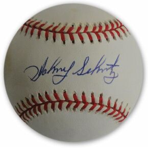 Johnny Shultz Hand Signed Autographed MLB Baseball Brooklyn LA Dodgers W/COA - NFL Autographed Miscellaneous Items in Saudi Arabia