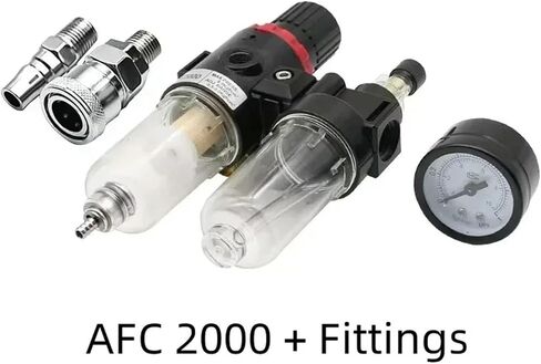 AFC2000 G1/4 Air Compressor Oil and Water Separator Air Filter Is Used To Reduce The Pressure Valve Regulator(AFC2000) in Saudi Arabia