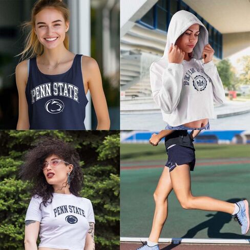 Penn State Officially Licensed Women's Arch Logo Cropped Tshirt in Kuwait