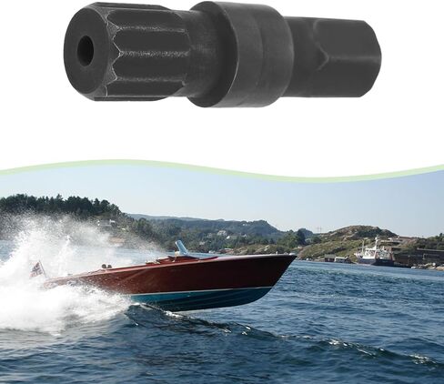 1pc أداة إزالة دبوس المفصل 91-78310 18-9861 الصلب 12 مفتاح أسنان متوافق مع mercruiser z-drives Sterndrive alpha Black in Kuwait