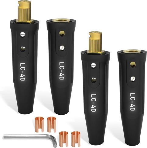 مجموعة كبلات اللحام LC-40 Pro Series (4 عبوات) (أحمر) in Kuwait