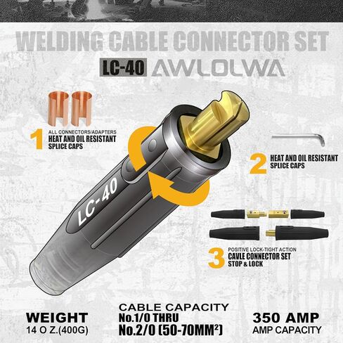 مجموعة كبلات اللحام LC-40 Pro Series (4 عبوات) (أحمر) in Kuwait