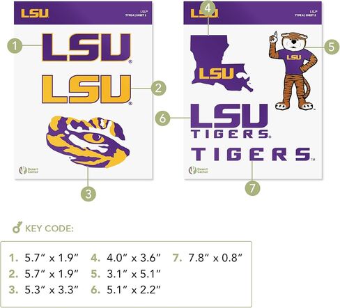 Desert Cactus LSU Louisiana University University - Tigers Geaux Louisiana University Vinyl - LSU Tigers Secal Laptop Water Bottle Scrapbook (Type A) in Saudi Arabia