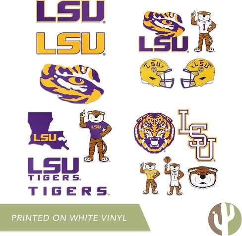 Desert Cactus LSU Louisiana University University - Tigers Geaux Louisiana University Vinyl - LSU Tigers Secal Laptop Water Bottle Scrapbook (Type A) in Saudi Arabia