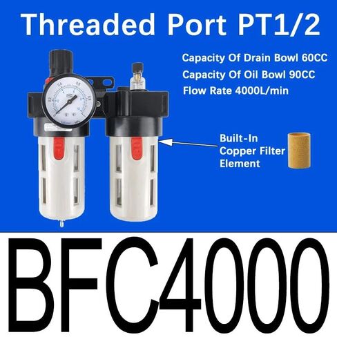 Air Source Treatment Pneumatic Compressor Filter Oil Separator(BL4000,Only Filter) in Kuwait