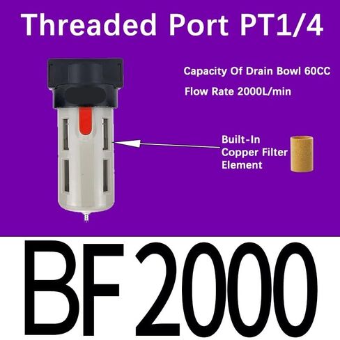 Air Source Treatment Pneumatic Compressor Filter Oil Separator(BL4000,Only Filter) in Kuwait