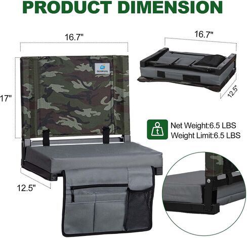 Stadium Seats with Back Support,Stadium Seats for Bleachers with Back Support,Portable Bleacher Seats with Cushions and Backpacks，Wide Stadium Chair for Sports Events and Concerts in Saudi Arabia