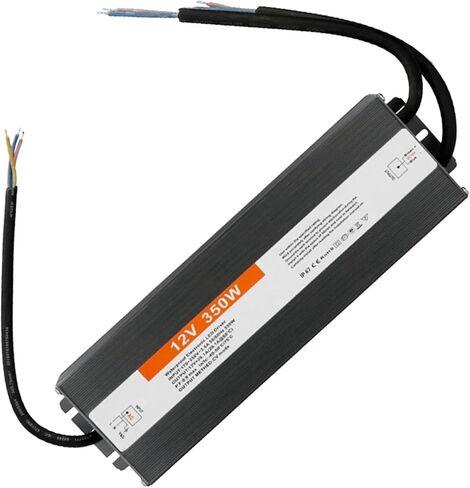 محول الإضاءة 170-250V AC إلى DC 12V 350W 29.1A محول برنامج التشغيل LED ALUMINUM IP67 IP67 STANTRAING STANTRING in Kuwait