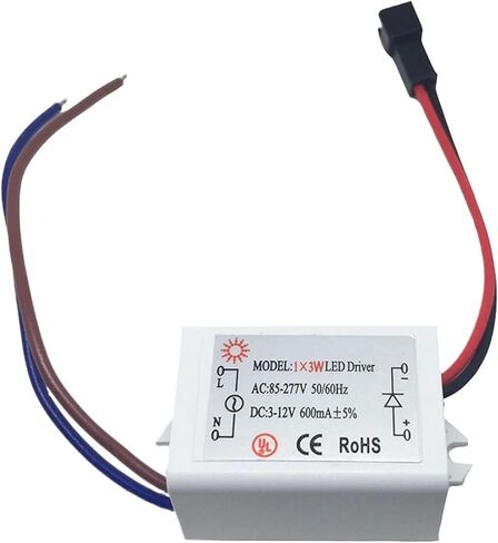 Led Driver 12V 3W 300mA 600mA Transformer InputAC85-277V Output DC3-12V Power Supply Constant Current Adapter for Ceilling(300mA) in Saudi Arabia