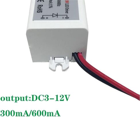 Led Driver 12V 3W 300mA 600mA Transformer InputAC85-277V Output DC3-12V Power Supply Constant Current Adapter for Ceilling(300mA) in Saudi Arabia