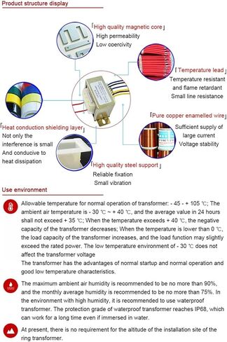 النحاس النقي AC مزدوج 18V مزدوج 12V متعددة متعددة 60 واط الطاقة محول الطاقة المحول حريق 110V2V اختياري (220 فولت) in Kuwait