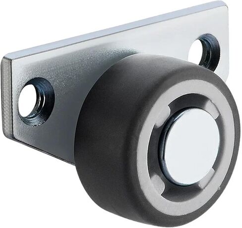 4Pcs 1.25/1.5 Inch Slim Side Mounting Skirting Drawers Fixed Wheels Hidden Pulleys Rollers(1.5 Inch White) in Saudi Arabia