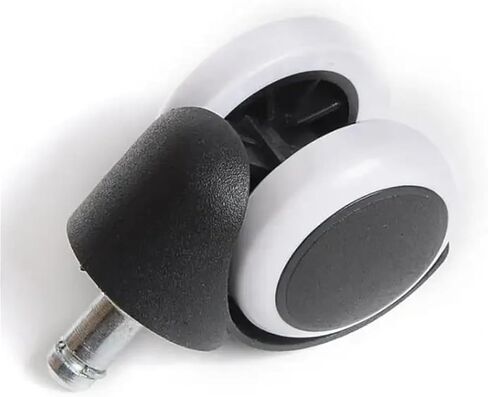 5Pcs 10mm/11mm 2 Inch Circlip/Screw PU Office Chair Caster Large Class Universal Wheel Silent Mute(Circlip-Gray-11mm) in Saudi Arabia