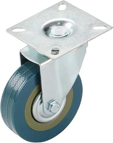 2.5 Inch Heavy Duty Stem Caster Wheels with Brake Plate Castor Wheel for Industrial Equipment(2.5inch Rigid) in Saudi Arabia