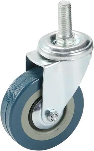 2.5 Inch Heavy Duty Stem Caster Wheels with Brake Plate Castor Wheel for Industrial Equipment(2.5inch Rigid) in Saudi Arabia