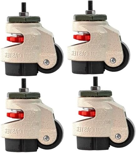 4Pcs of Set 40S Level Adjustment Caster Heavy Duty Machine Moving Adjustable(GD-40S) in Saudi Arabia