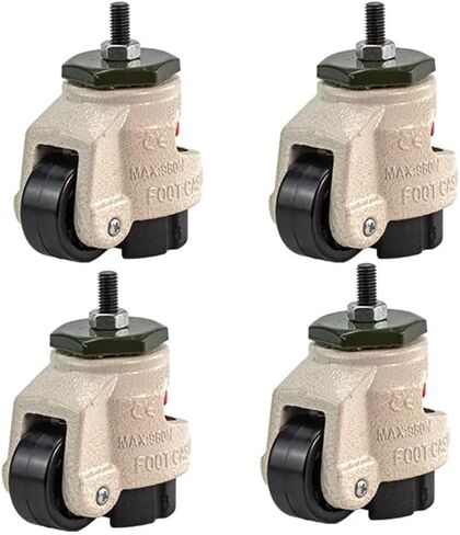 4Pcs of Set 40S Level Adjustment Caster Heavy Duty Machine Moving Adjustable(GD-40S) in Saudi Arabia