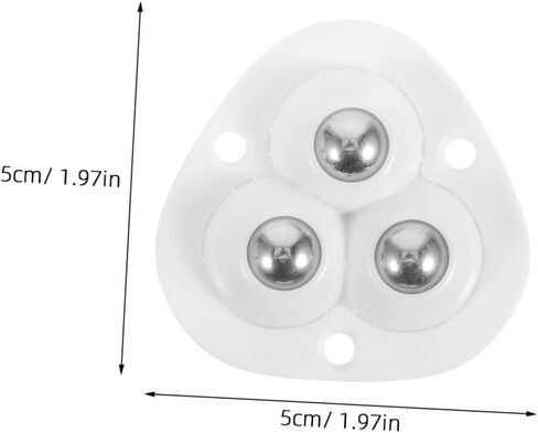 Amosfun 12pcs Mini Caster Wheels Swivel Casters Adhesive for Furniture Movers Small Pulley for Wheel Dolly Heavy Duty in Saudi Arabia
