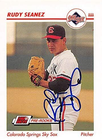 Autograph Warehouse 344203 Rudy Seanez Autographed Baseball Card - Cleveland Indians FT 1991 Impel Minor League Pre Rookie No. 89 in Saudi Arabia
