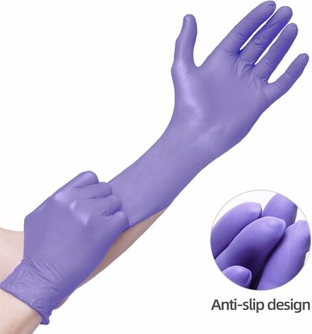 Disposable Nitrile Gloves, 5 Mil Thickness Latex-Free & Powder-Free Food Safe, Cooking, Cleaning Gloves in Saudi Arabia