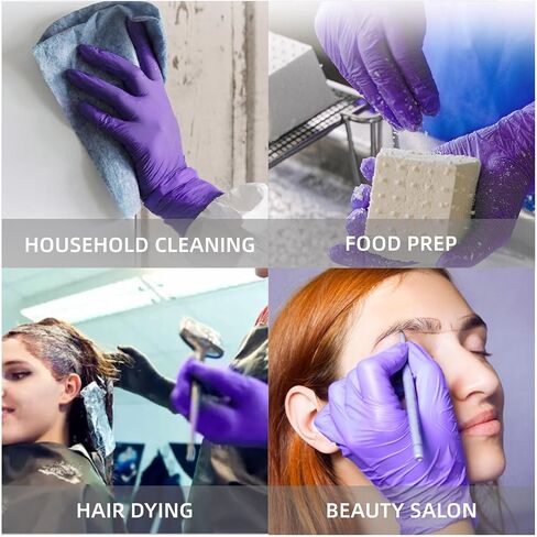 Disposable Nitrile Gloves, 5 Mil Thickness Latex-Free & Powder-Free Food Safe, Cooking, Cleaning Gloves in Saudi Arabia