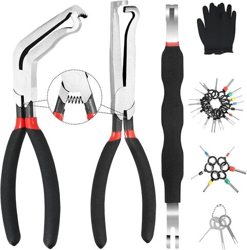 كماشة قطع الاتصال الكهربائية للسيارات (مجموعة من 7 قطع) ، كماشة موصل كهربائي مشبك الخرط in Kuwait