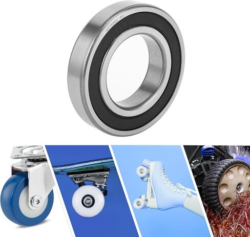 ACROPIX 6212DDU Deep Groove Ball Bearings P0 60x110x22mm Lubricated Bearings Double Rubber Seal Black Silver Tone Scooter Skateboard Wheel in Saudi Arabia