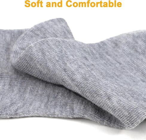 Women's Athletic Crew Socks, 6 or 12 Pairs, Size 5-9, Black White Gray in Saudi Arabia