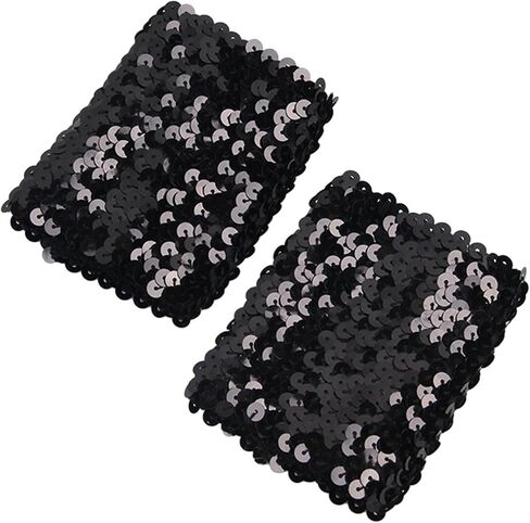 Stylish Stretchy Elastic Party Costume Cuffs Sparkly Blingbling Sequin Arm Sleeves in Saudi Arabia