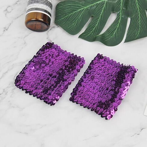 Stylish Stretchy Elastic Party Costume Cuffs Sparkly Blingbling Sequin Arm Sleeves in Saudi Arabia